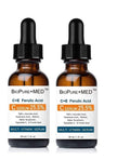 BioPureMED 25% Vitamin C CE Ferulic Serum – Tripeptide-5, Retinol & Hyaluronic Acid (2 Pack) | STEMBOTANY