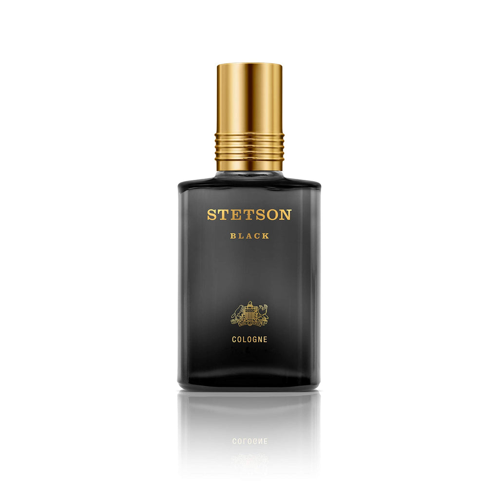 Stetson Black Eau de Cologne Spray – Pack of 2 (44 ml / 1.5 fl oz each)