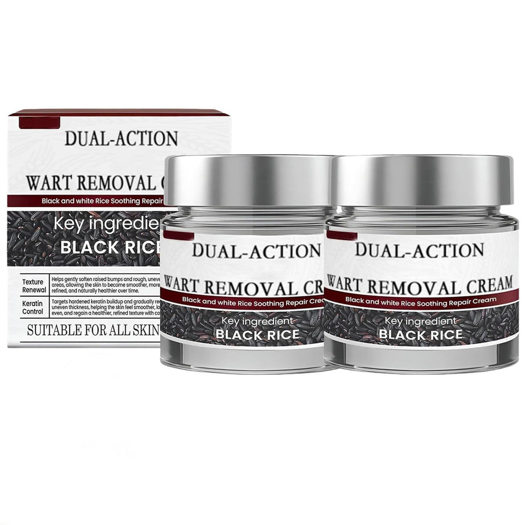 STIEKIET Dual-Action Renewal Cream – Black & White Rice Soothing Repair (2PCS)