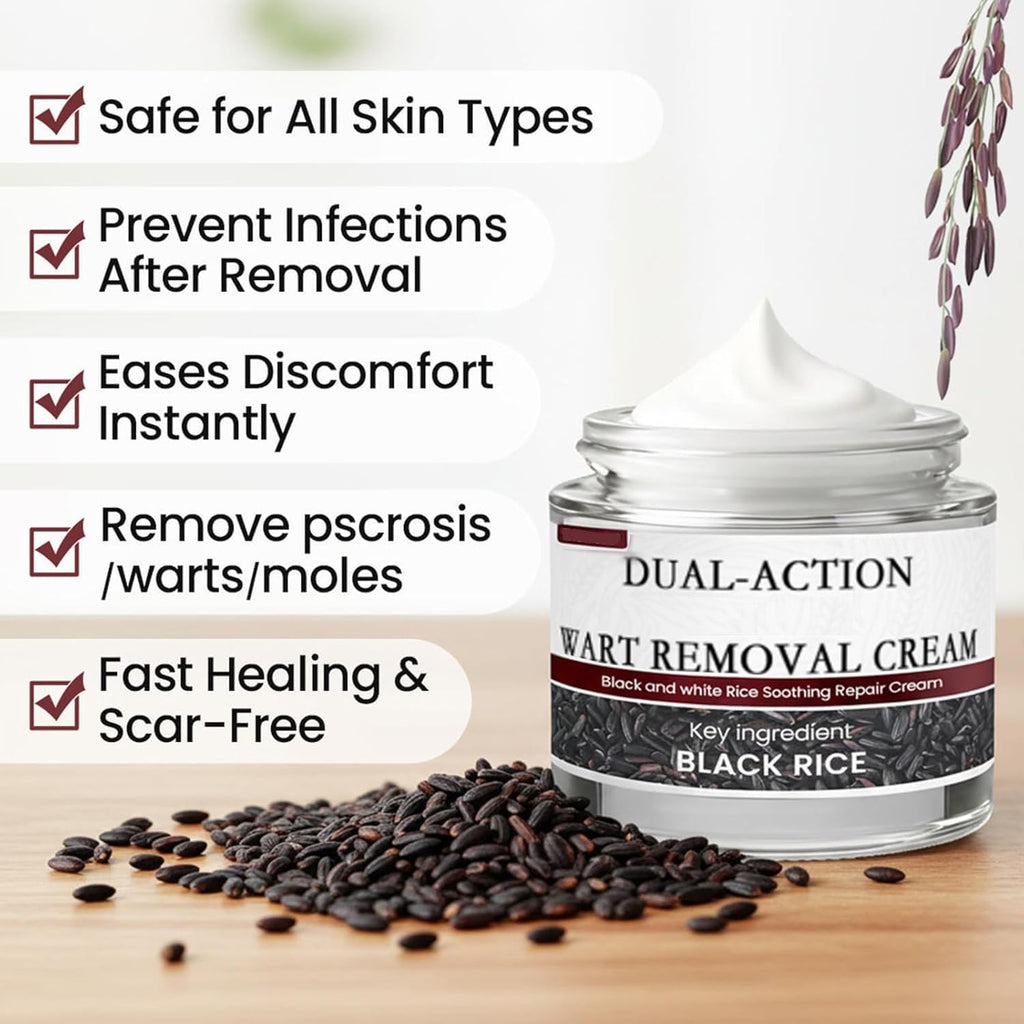 STIEKIET Dual-Action Renewal Cream – Black & White Rice Soothing Repair (2PCS)