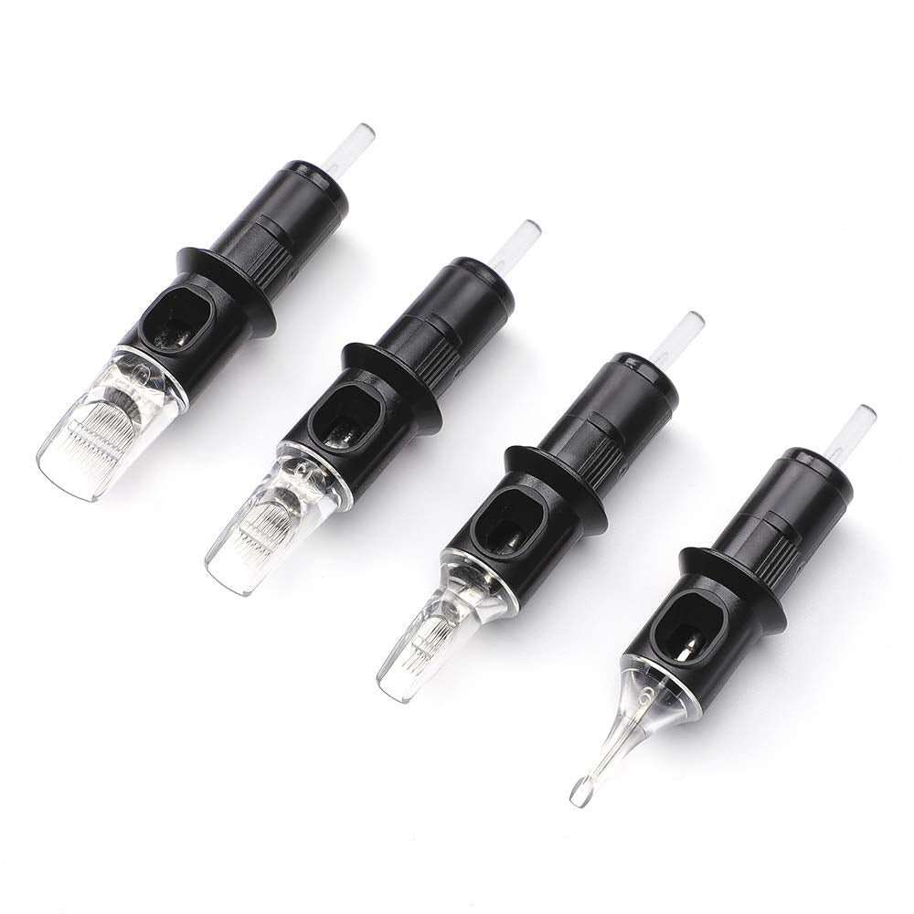 STIGMA EN05-20-1011RS Bugpin Disposable Tattoo Needle Cartridges – Round Shader, Membrane Safety, 20Pcs