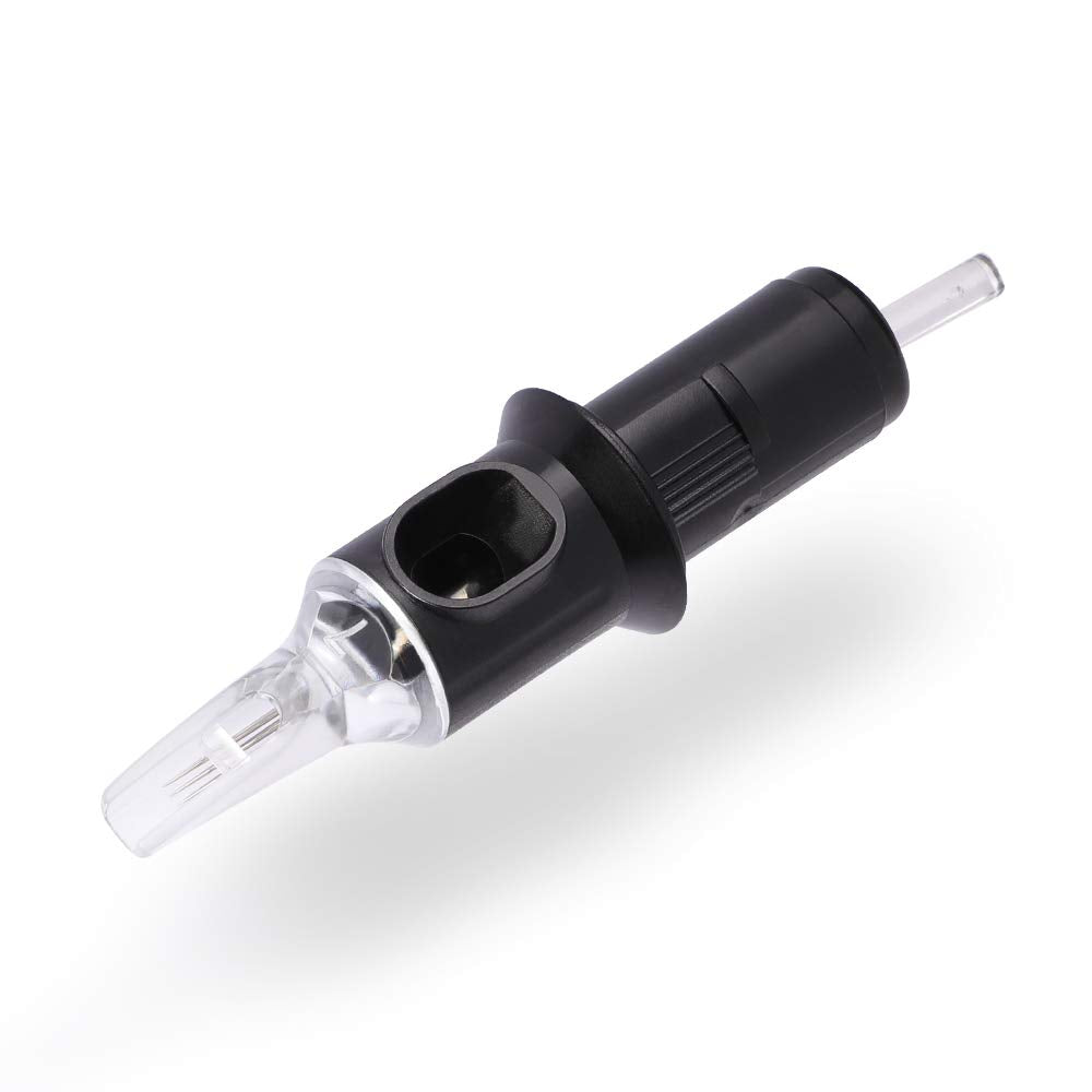 STIGMA EN05-20-1211RM: 20Pcs Disposable Needle Cartridges with Membrane Safety — Curved/Round Magnum Shader, Soft Edge