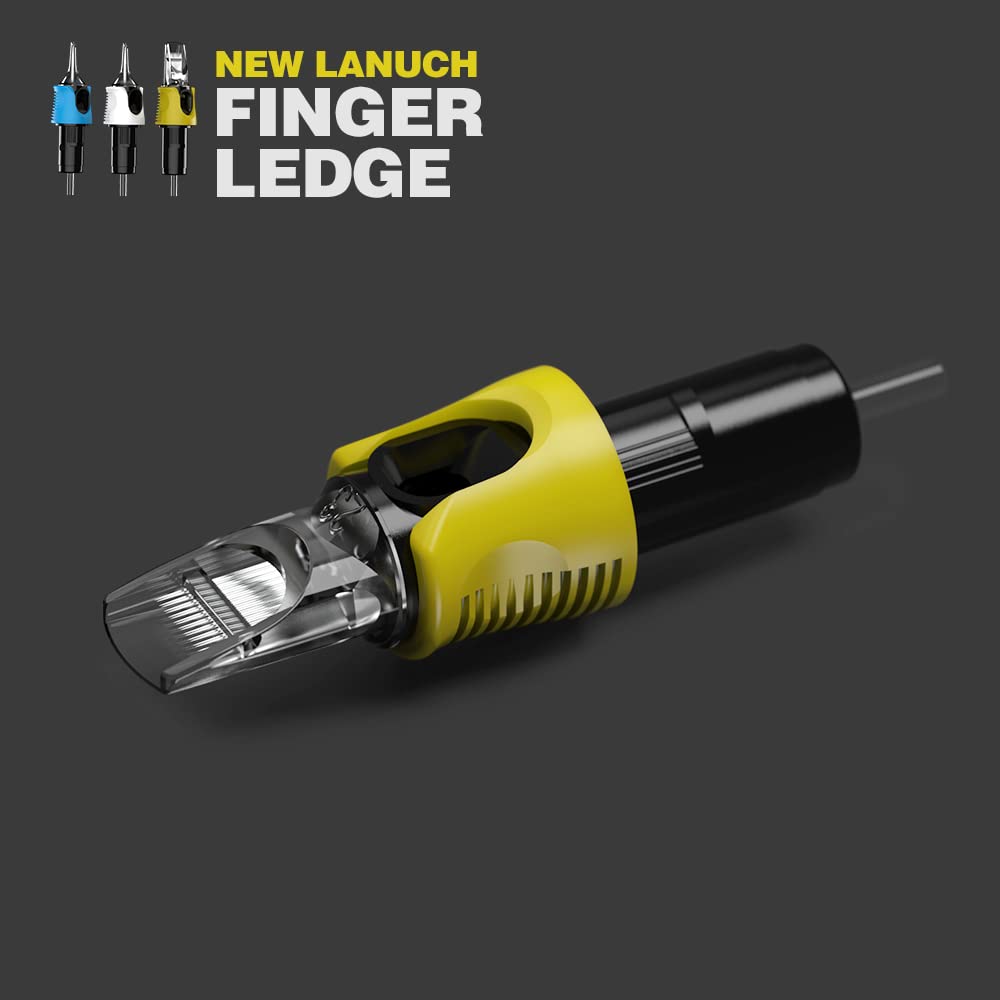 STIGMA Finger Ledge Tattoo Cartridges #12(13RM) 0.35mm Round Magnum – 16pcs with Membrane for Rotary Machines
