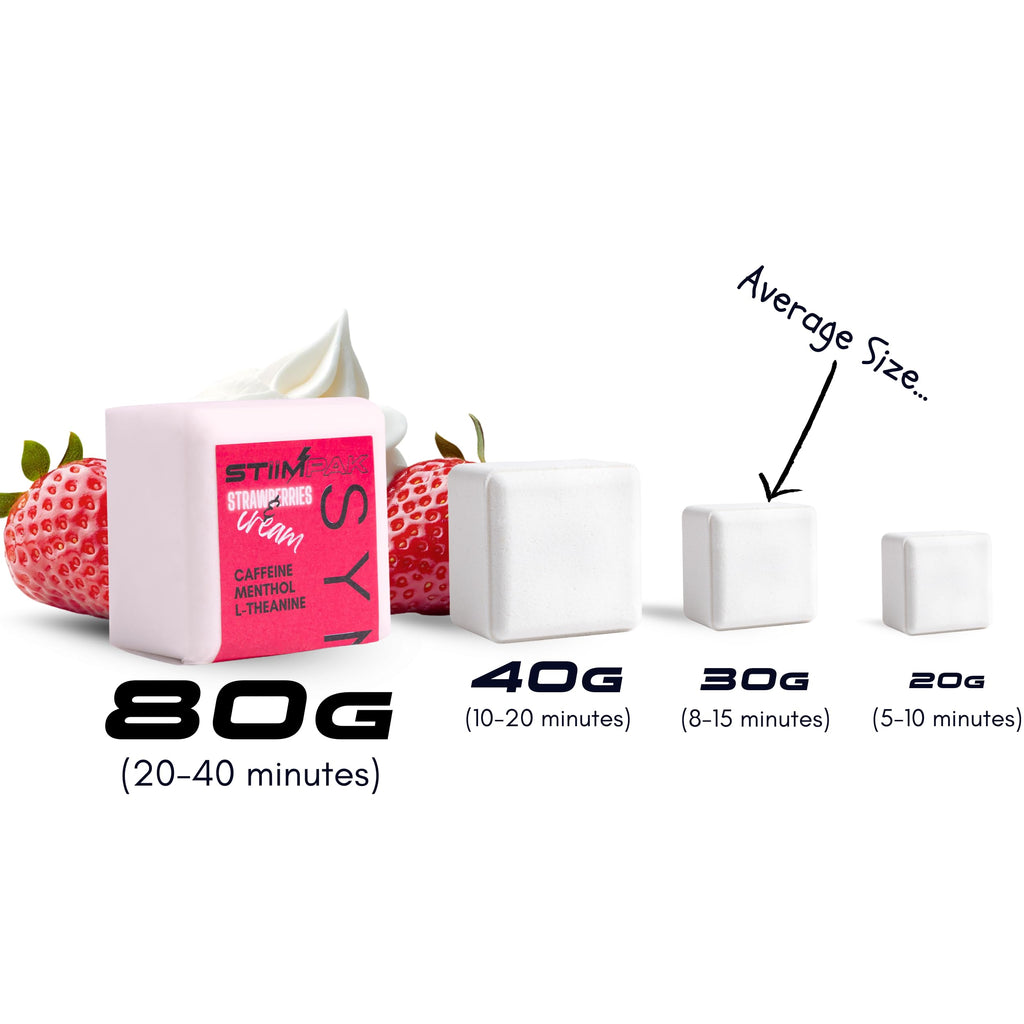 STiiMPAK Shower Steamers Vanilla Strawberry - Synergy XXL 80g | L-Theanine & Menthol | Romantic Gift