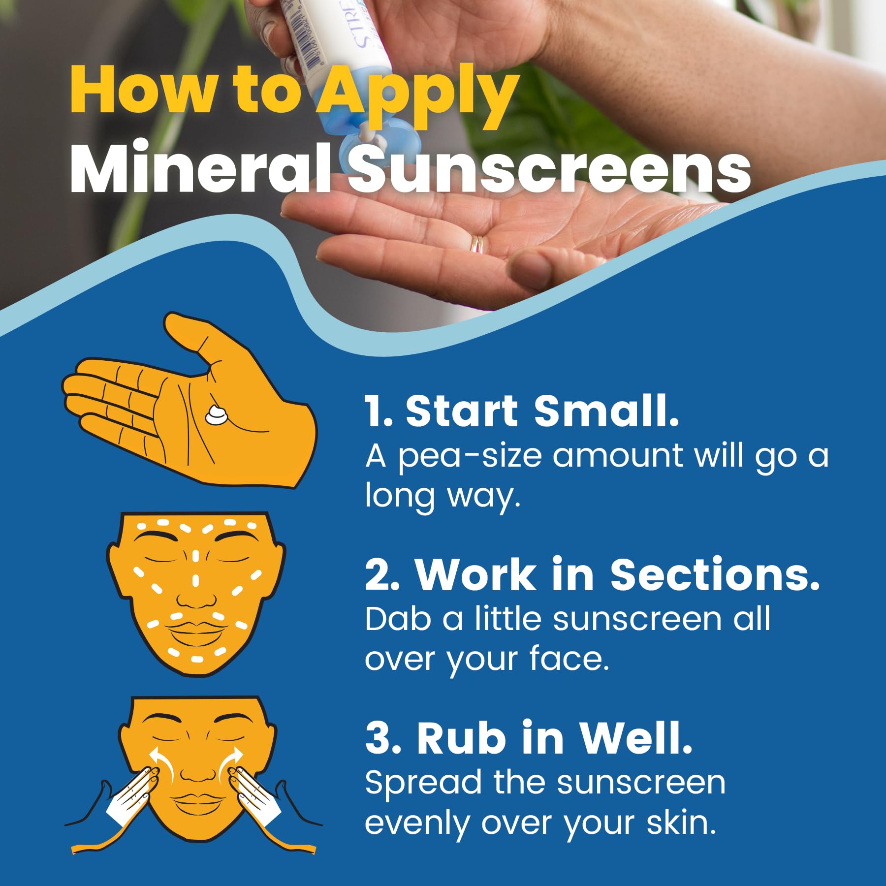 STREAM 2 SEA SPF 30 Tinted Mineral Sunscreen – Biodegradable, Reef Safe, 3-Pack Travel Size