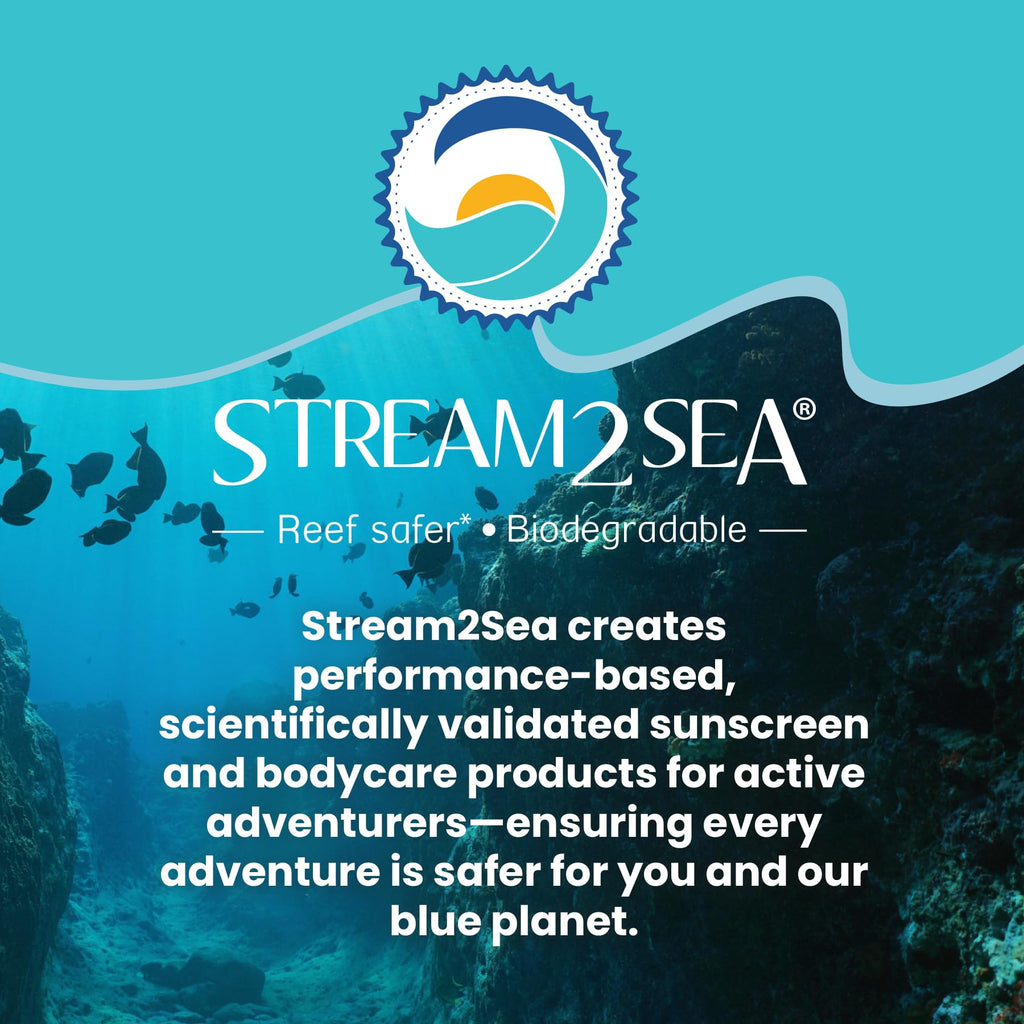 STREAM 2 SEA SPF 30 Tinted Mineral Sunscreen – Biodegradable, Reef Safe, 3-Pack Travel Size