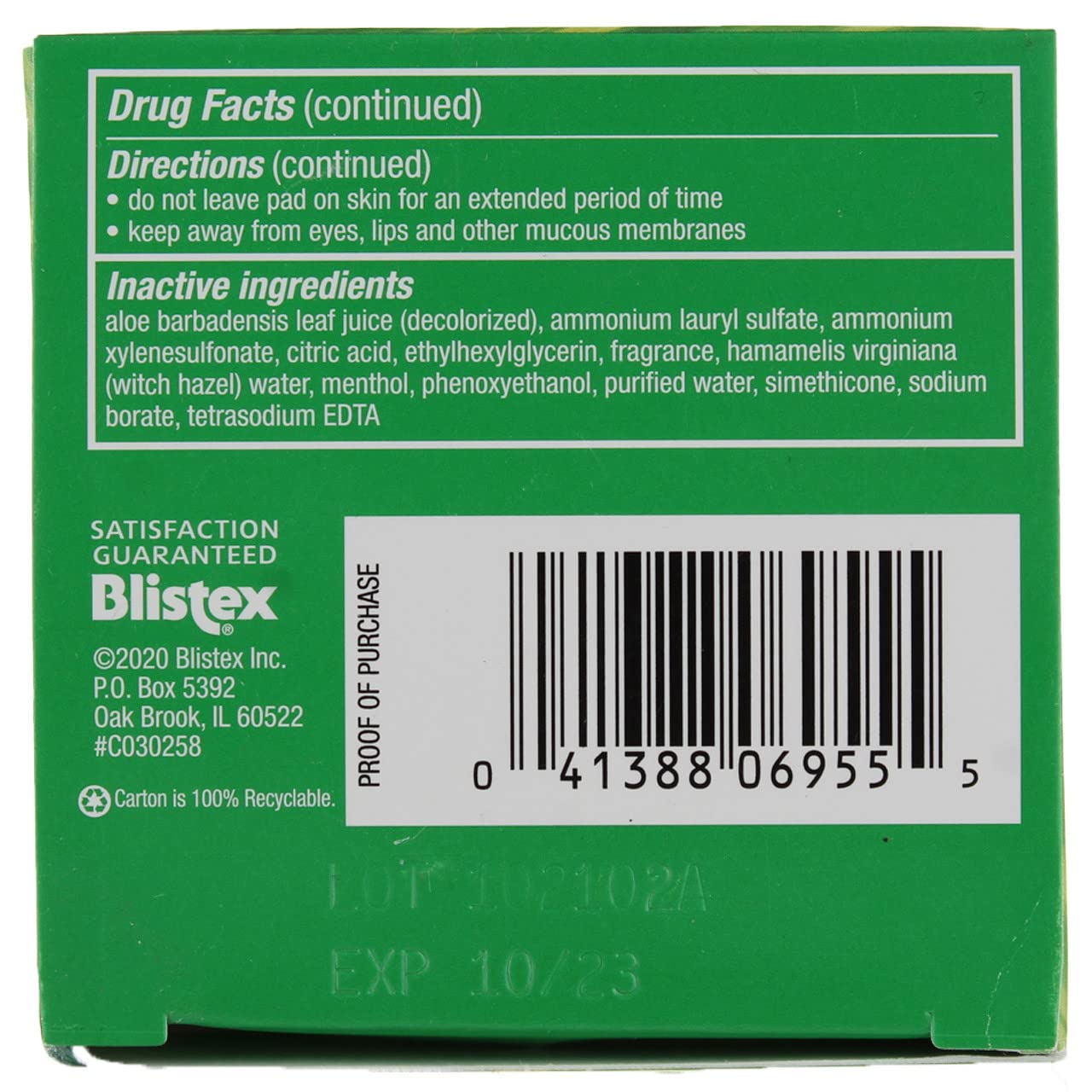 Stridex Daily Care Acne Pads with Aloe for Sensitive Skin – 55 Count