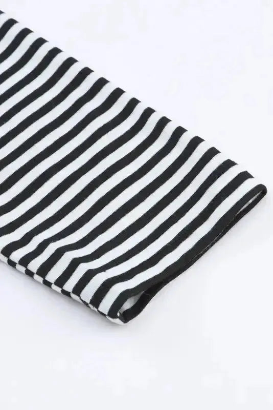 Striped Open Front Long Duster Cardigan Women UK