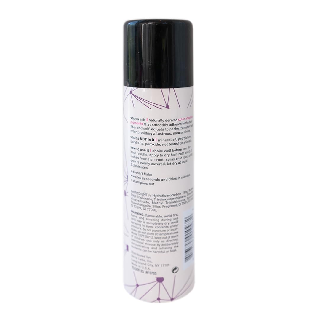 Style Edit Root Touch Up Spray | Temporary Gray Root Concealer – Medium Brown (2 oz)