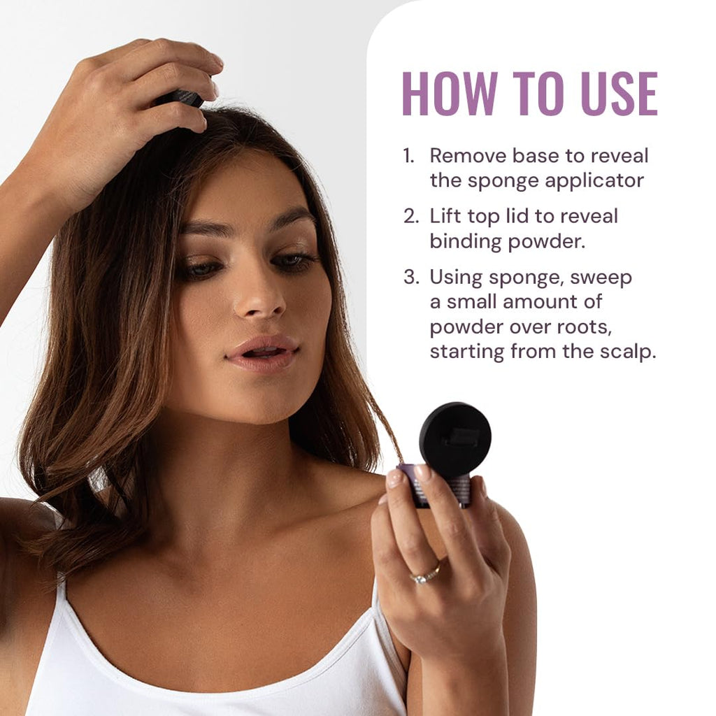 STYLE EDIT Root Touch Up Powder – Light Brown, Covers Roots & Grays Between Salon Visits (3 Pack)