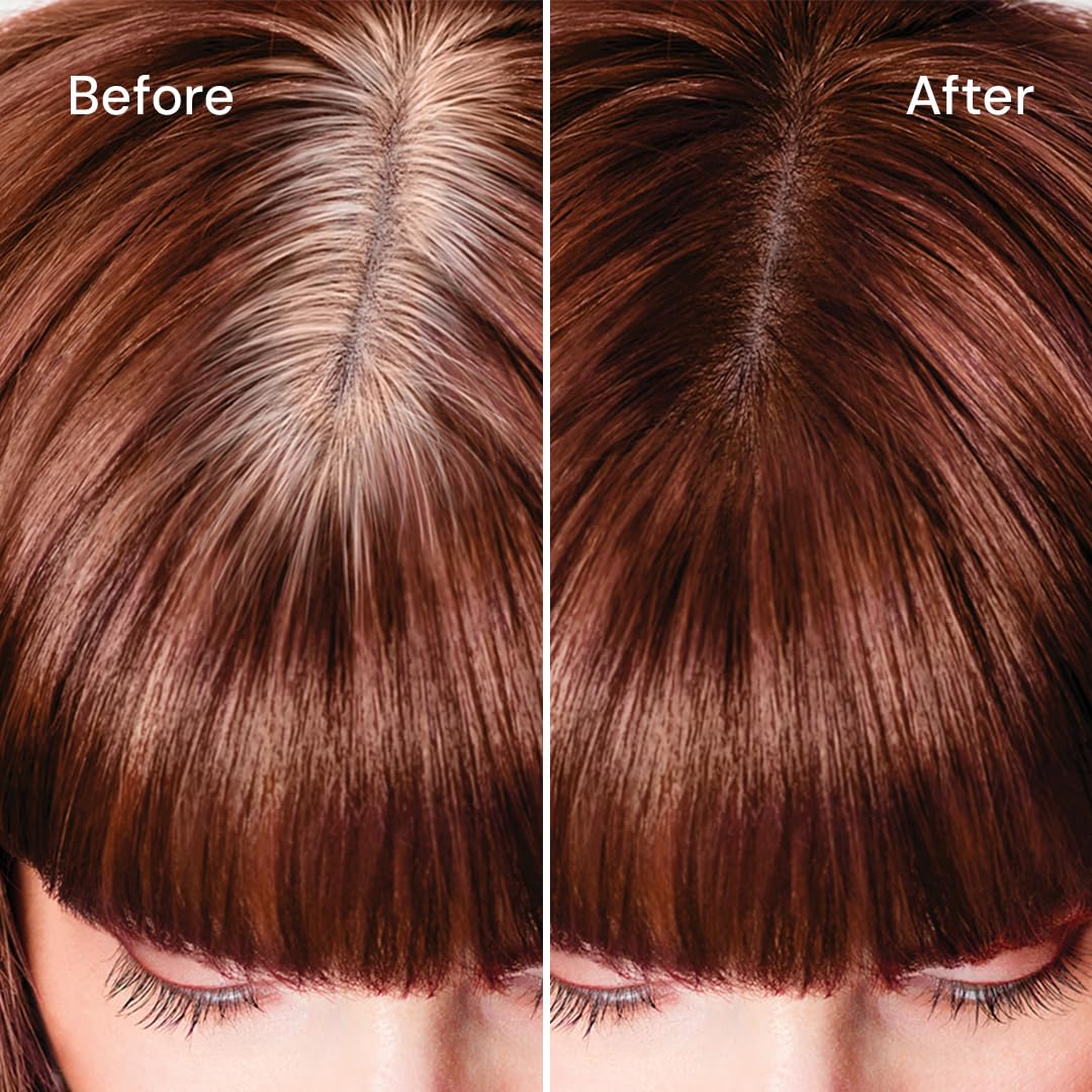 STYLE EDIT Root Cover Up Powder 5-Pack – Dark Red, Water-Resistant, Mess-Free Between Salon Visits