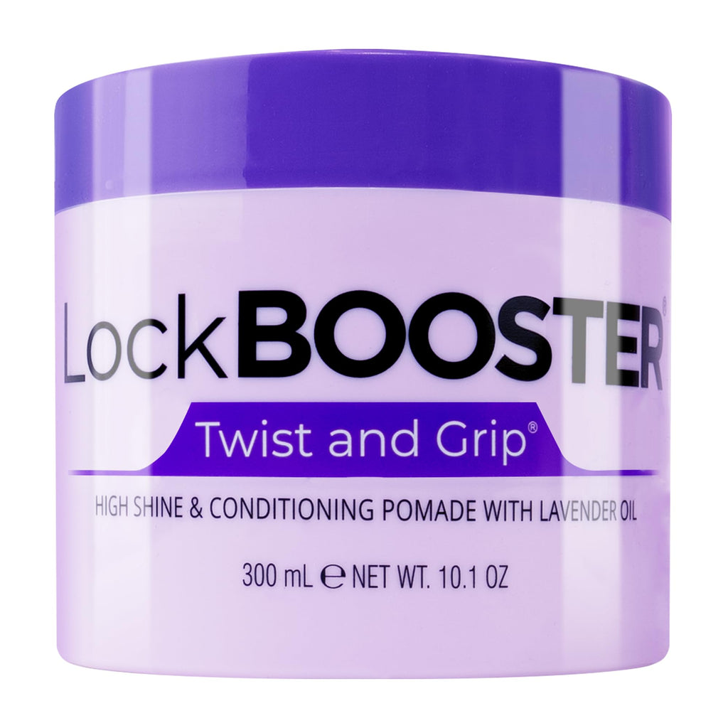 Style Factor Lock BOOSTER Twist & Grip Braid Gel with Lavender Oil – Strong Hold for Braids, Locs & Twists (10.1 oz)