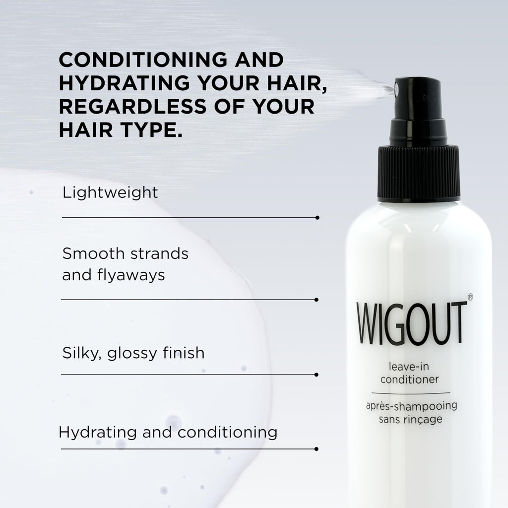 Style Factor Wigout Leave-In Conditioner Spray – Lightweight Hydration, Frizz Control & Shine for All Hair Types