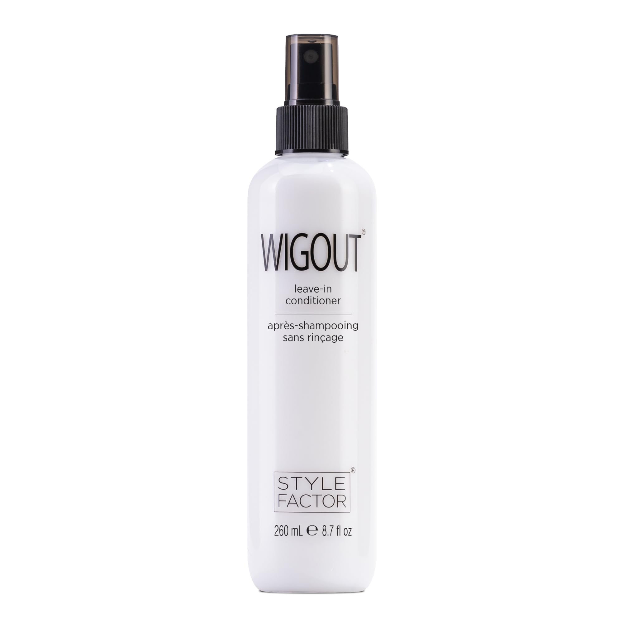 Style Factor Wigout Leave-In Conditioner Spray – Lightweight Hydration, Frizz Control & Shine for All Hair Types
