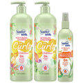 Suave Kids Shampoo & Conditioner for Curls – Sweet Almond & Honey (2-Pack) + Detangler Spray