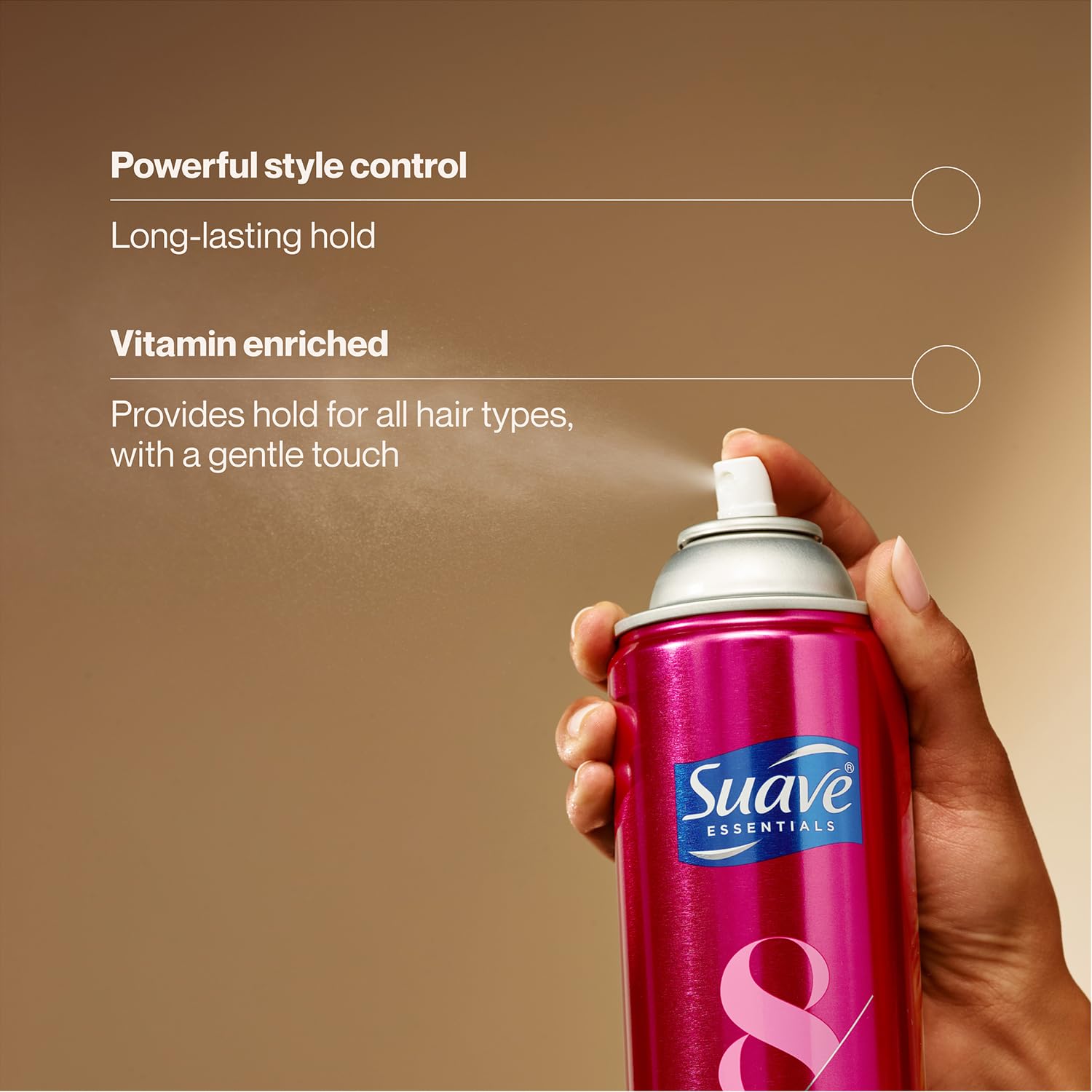 Suave+ Max Hold Hairspray Bundle — Scented & Unscented, 11 oz Each (4-Piece Set) | Cruelty-Free