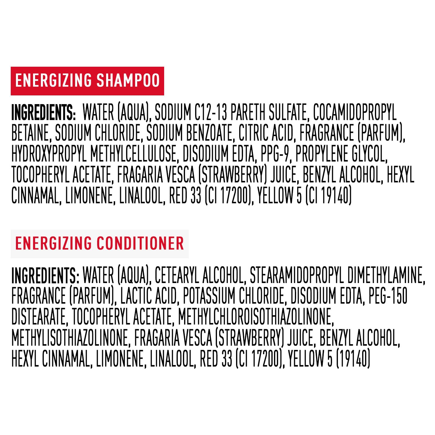 Suave Sun-Ripened Strawberry Shampoo & Conditioner Set – Energizing Formula, 22.5 oz Each (2-Piece)