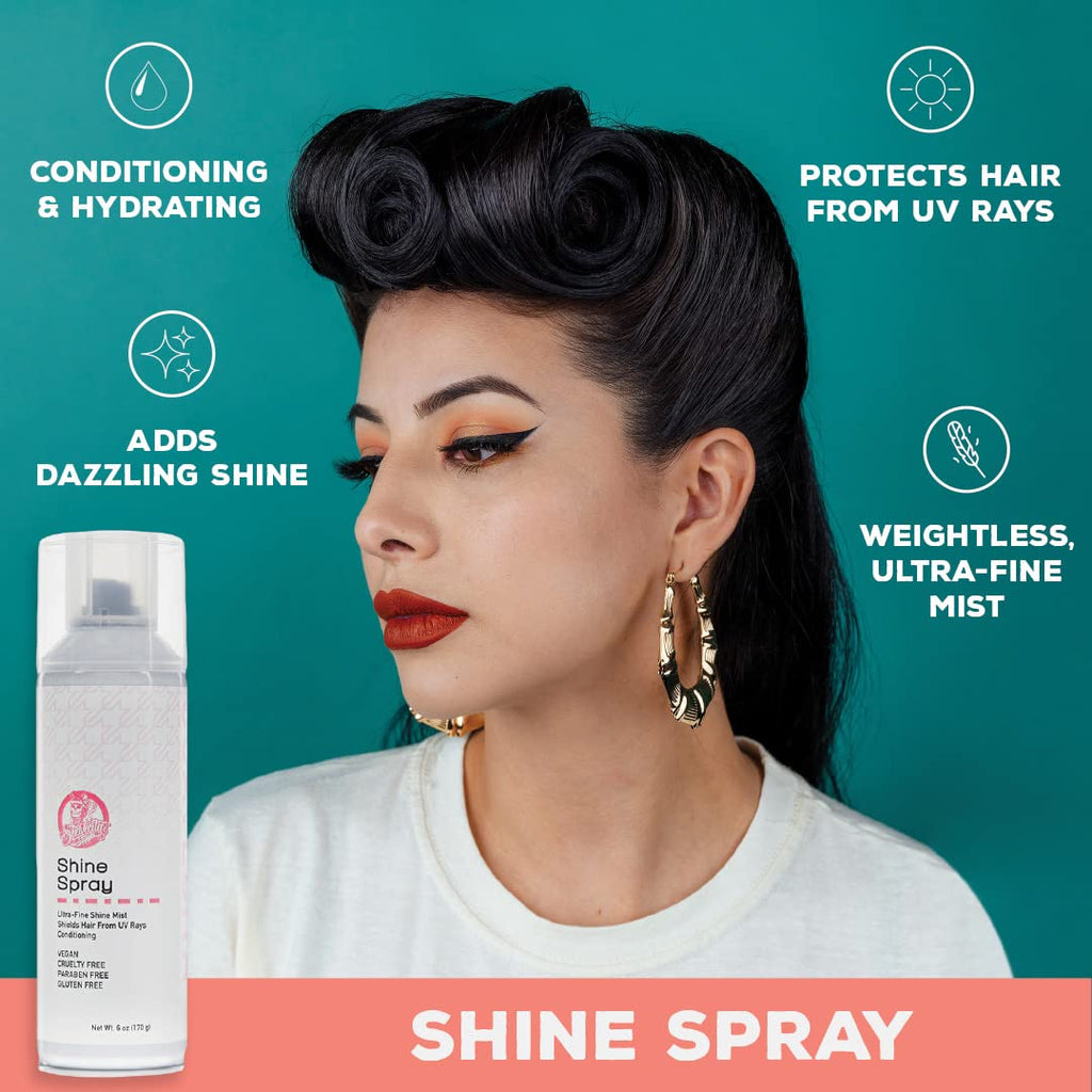 Suavecita Shine Spray – Cruelty-Free Hydrating Finishing Shine Mist (6 oz, Pack of 2)