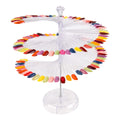 SUBAY Nail Swatch Sticks 120Pcs – Spiral Display for Gel Polish Color Matching
