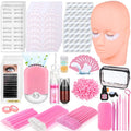 Sublaga 404 Pcs Lash Extension Kit for Beginners - Tools, Glue & Practice Lashes