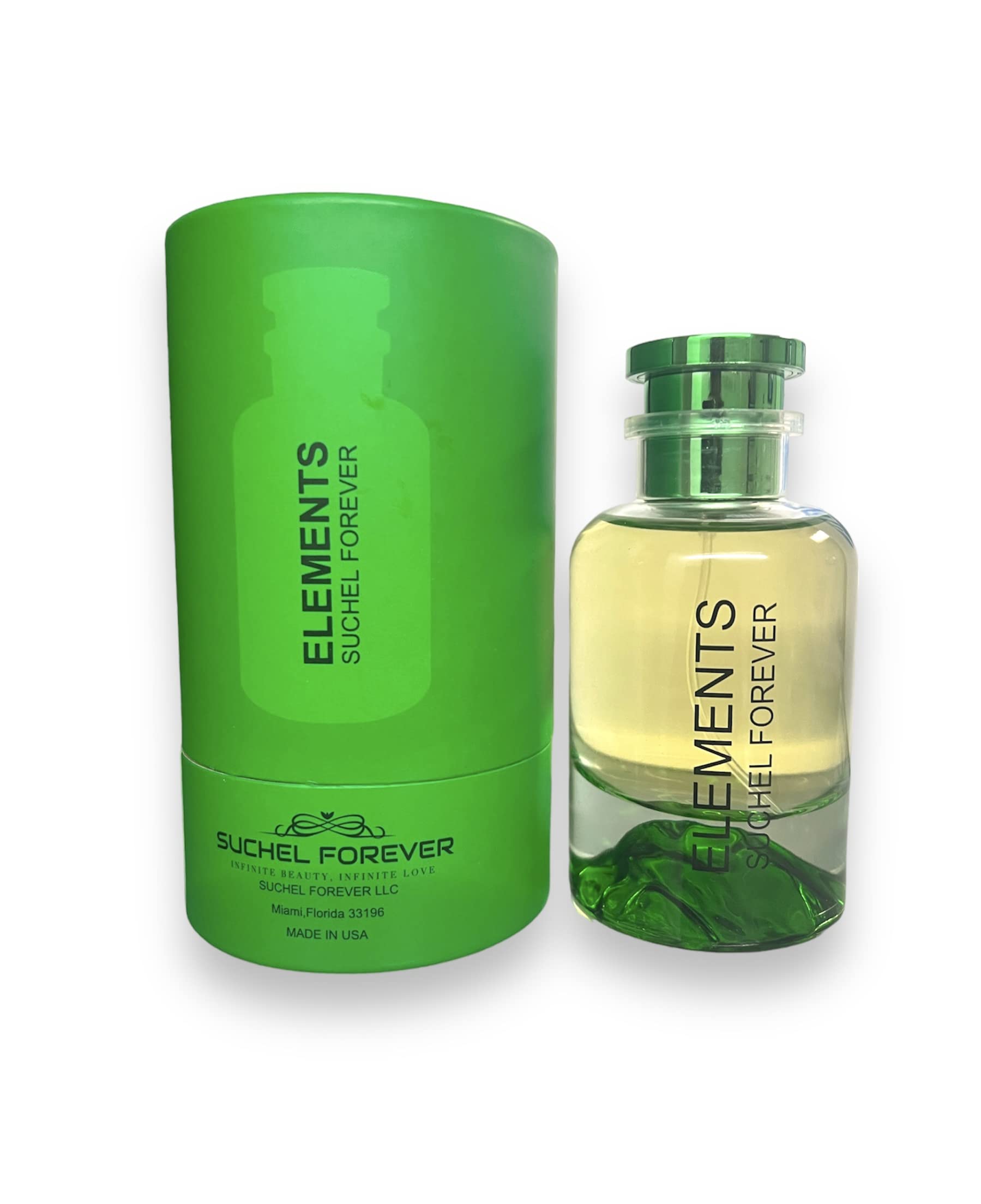 SUCHEL FOREVER Elements Eau de Parfum for Men – 100 mL / 3.3 Fl oz