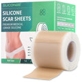 SUCONBE Silicone Scar Tape – Medical Grade Scar Sheets (1.6 x 160 in Roll) for C-Section, Tummy Tuck, and Post-Surgery Scars