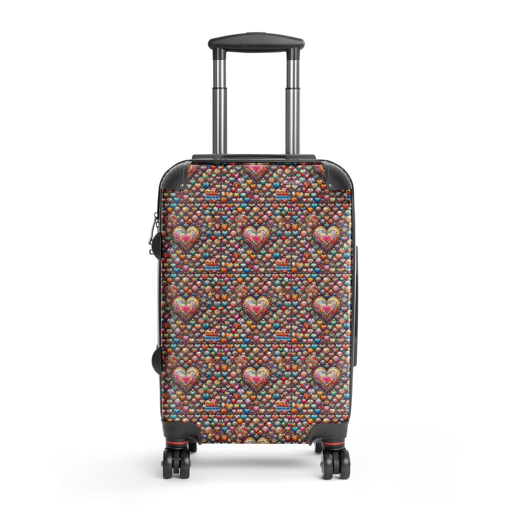 Thousand Hearts Hard-shell suitcase