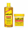 Sulfur8 Anti-Dandruff Shampoo & Conditioner Duo – Medicated Flake Control & Itch Relief, 7.5 oz + 2 oz