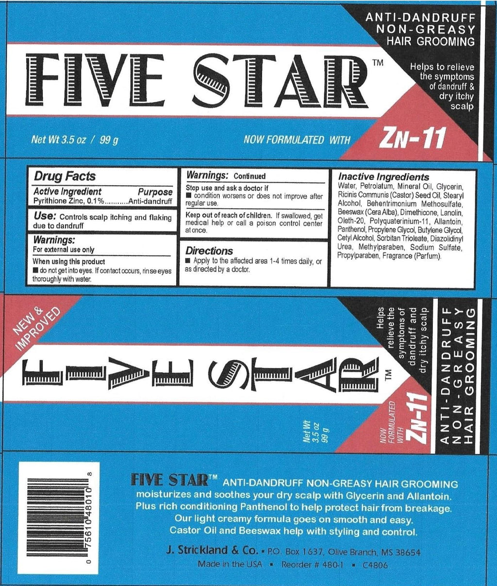 Five Star Sulfur8 Anti Dandruff Non Greasy Hair Grooming – 3.5 oz
