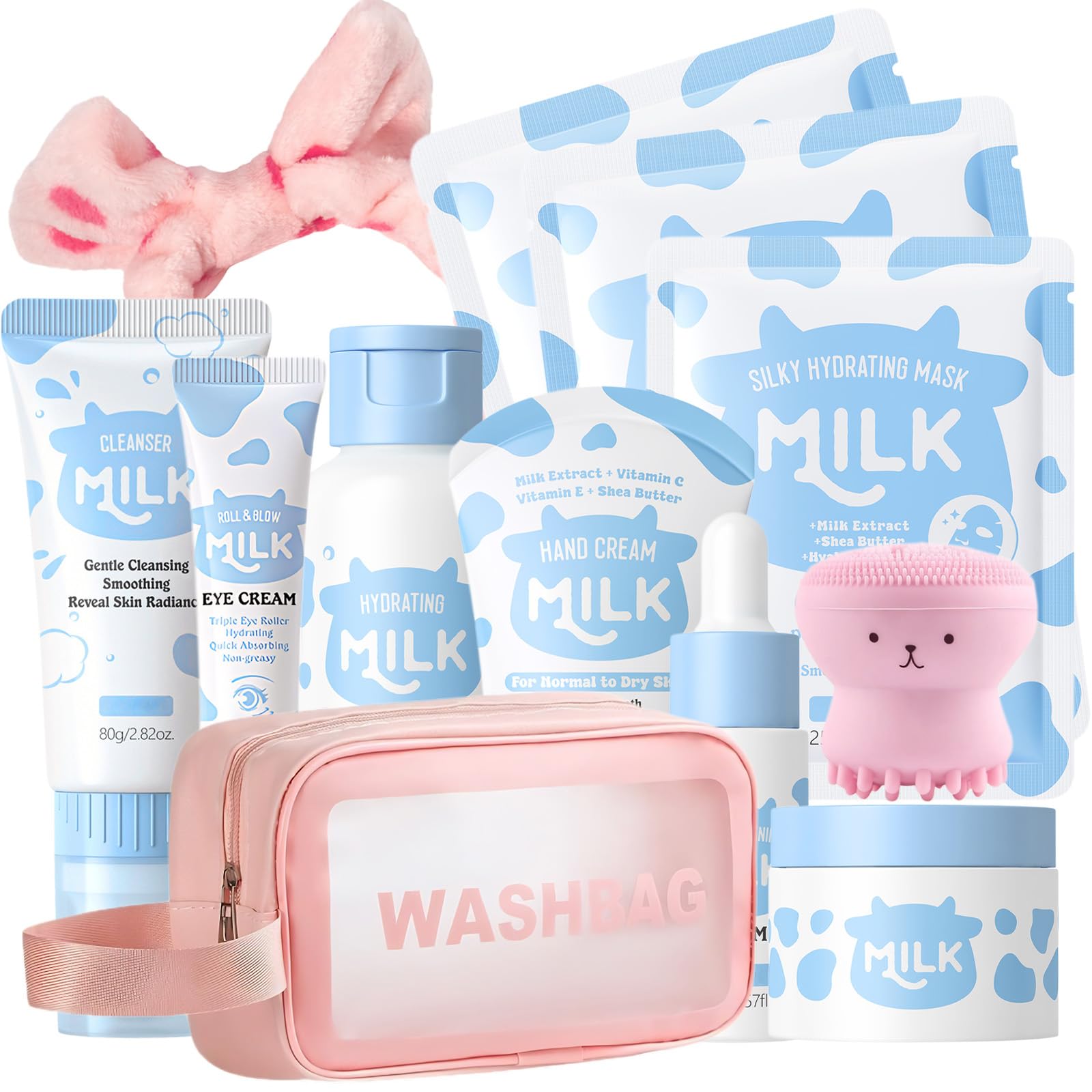 Sulily Milk Skincare Set for Kids & Teens — 12-in-1 Hydration