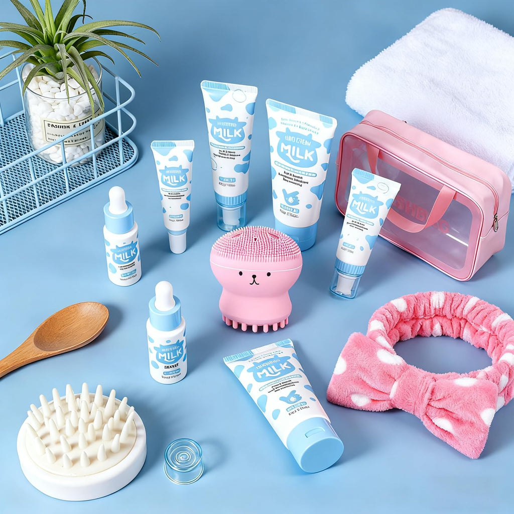 Sulily Milk Skincare Set for Kids & Teens — 12-in-1 Hydration