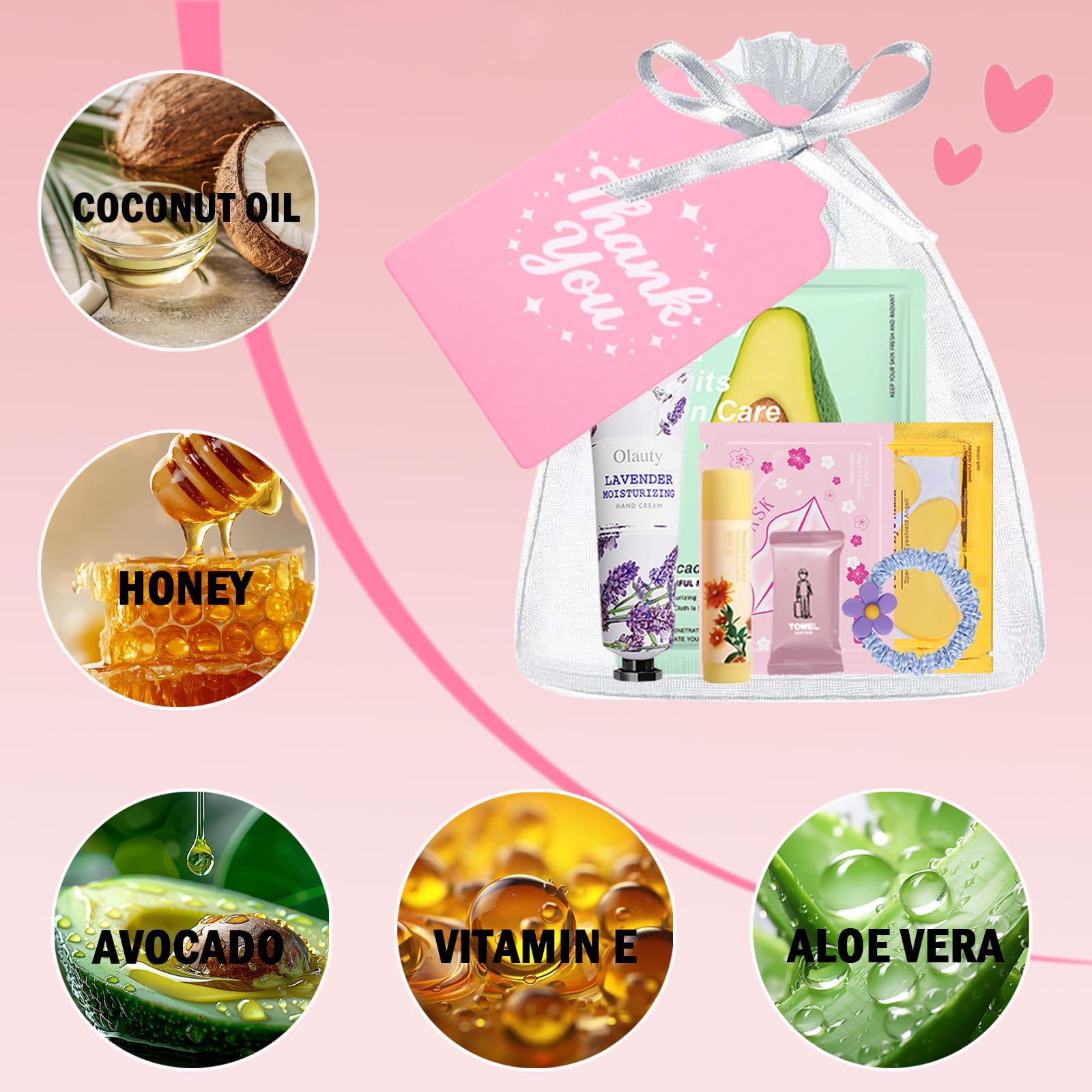 Sulily 90Pcs Spa Skincare Set for Kids & Women — Home Spa Party Kit