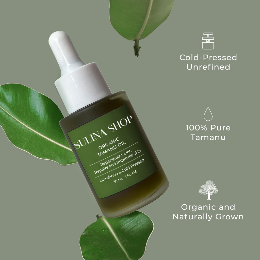 Sulina Shop Tamanu Oil Organic – 100% Pure, Cold-Pressed, Cruelty-Free Hydration