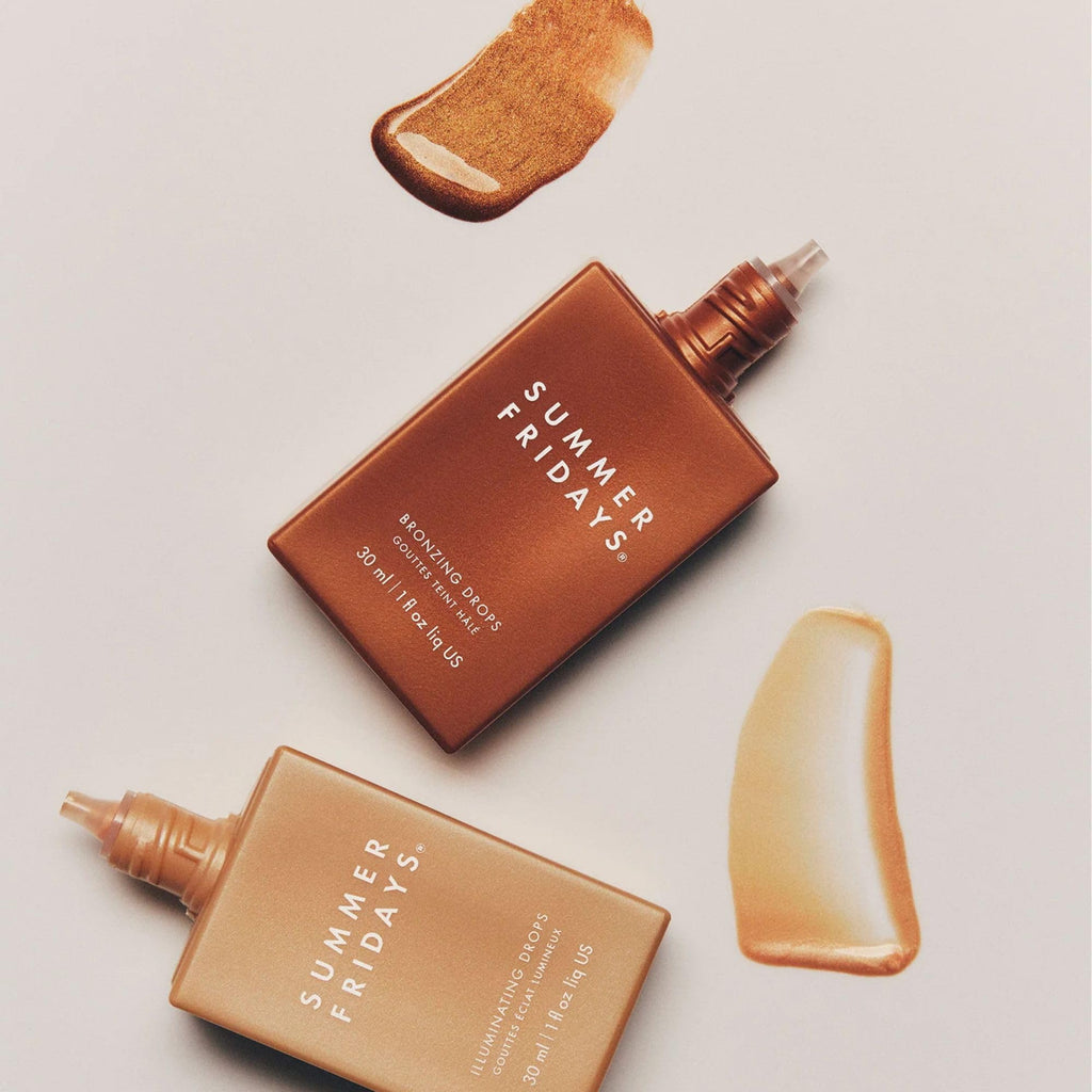Summer Fridays Bronzing Drops – Hydrating Serum-Like Hybrid Makeup with Hyaluronic Acid (1 Fl Oz)