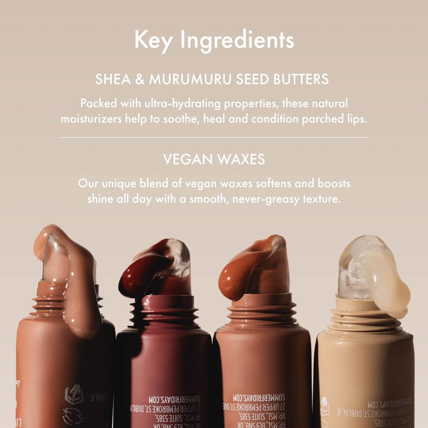 Summer Fridays Tinted Lip Butter Balm Gift Set – Vanilla & Vanilla Beige (2 Count)