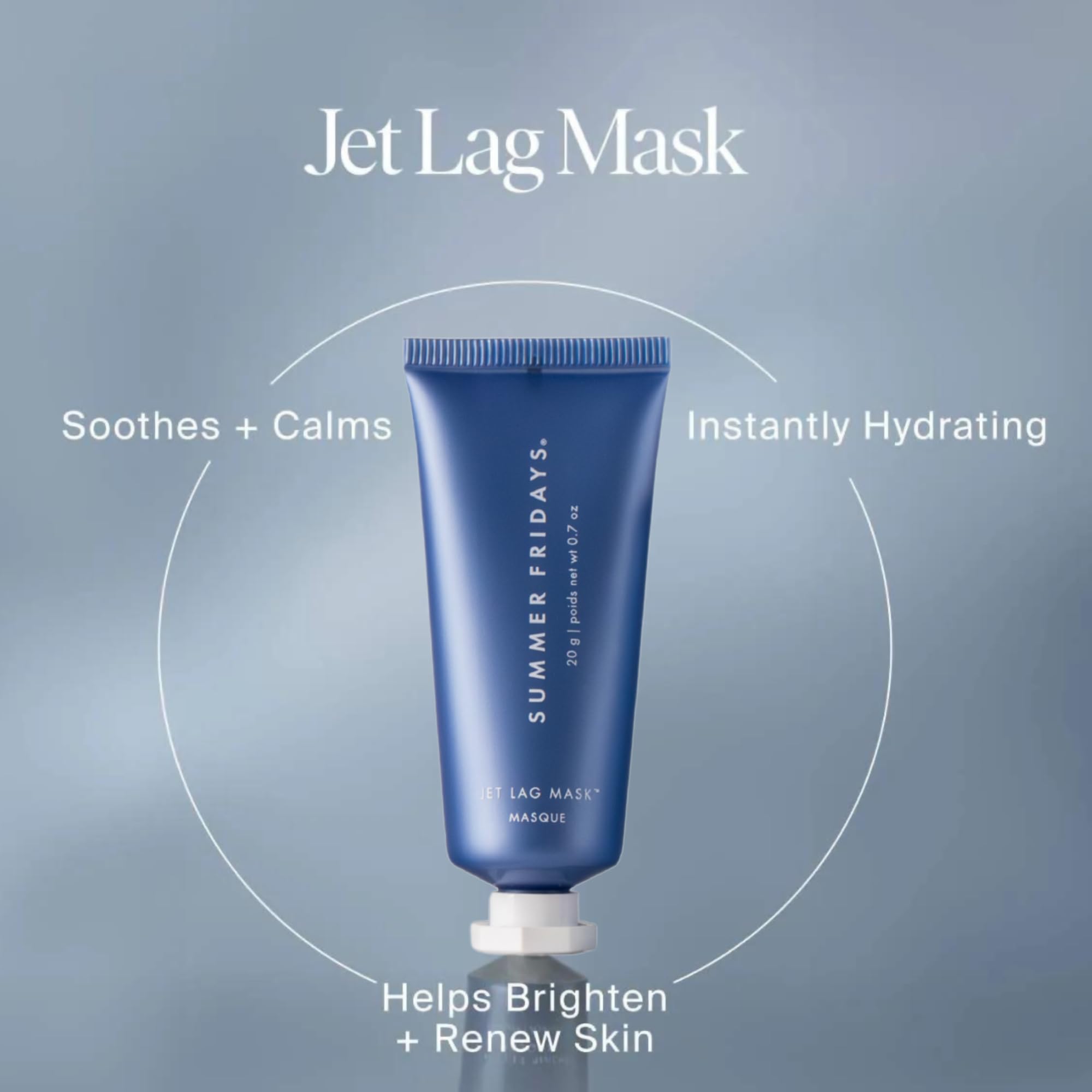 Summer Fridays Jet Lag Essentials Mini Skincare Set – Travel Size 4‑Piece