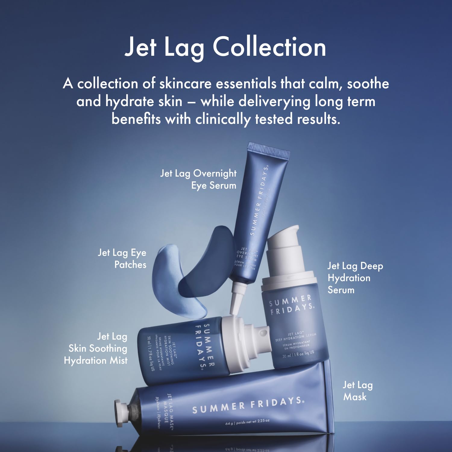 Summer Fridays Jet Lag Mask Mini - Hydrating Facial Moisturizer & Mask (1 oz)