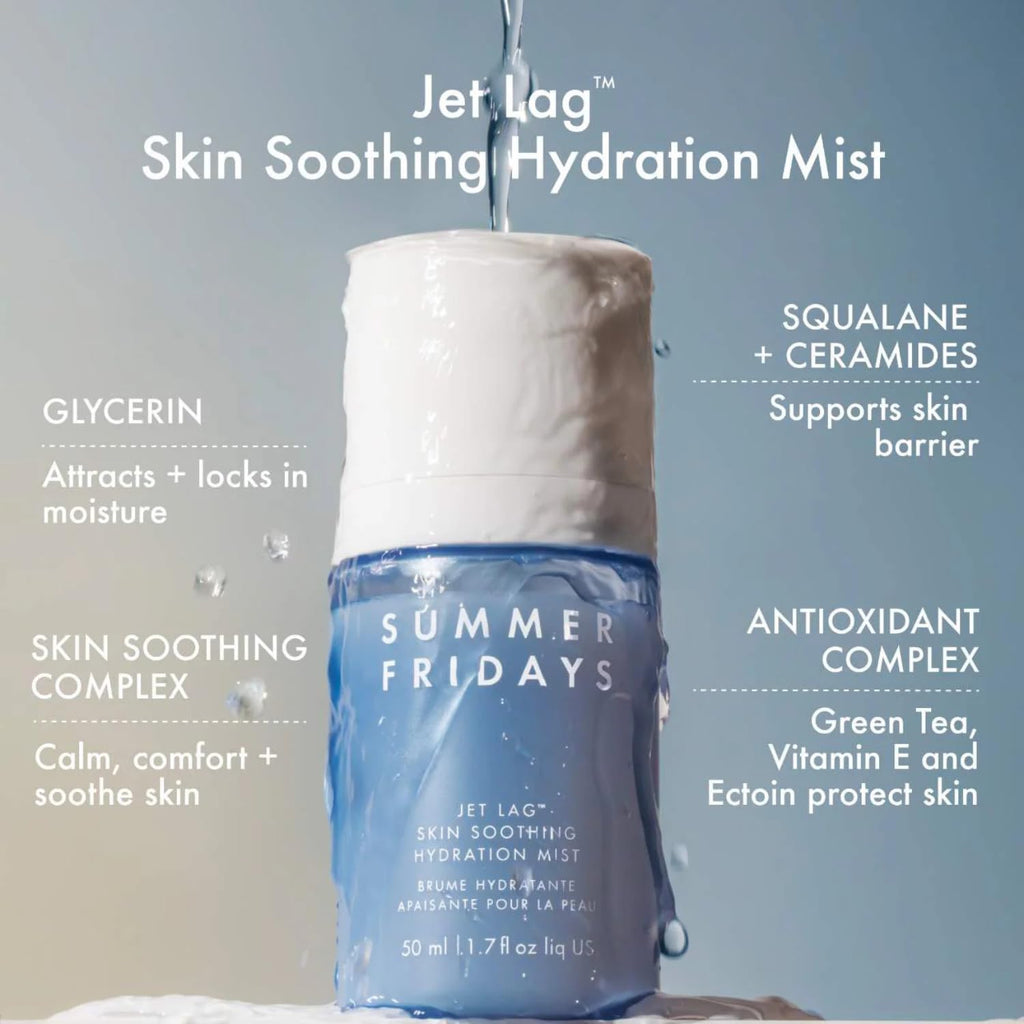 Summer Fridays Jet Lag Essentials Mini Skincare Set – Travel Size 4‑Piece