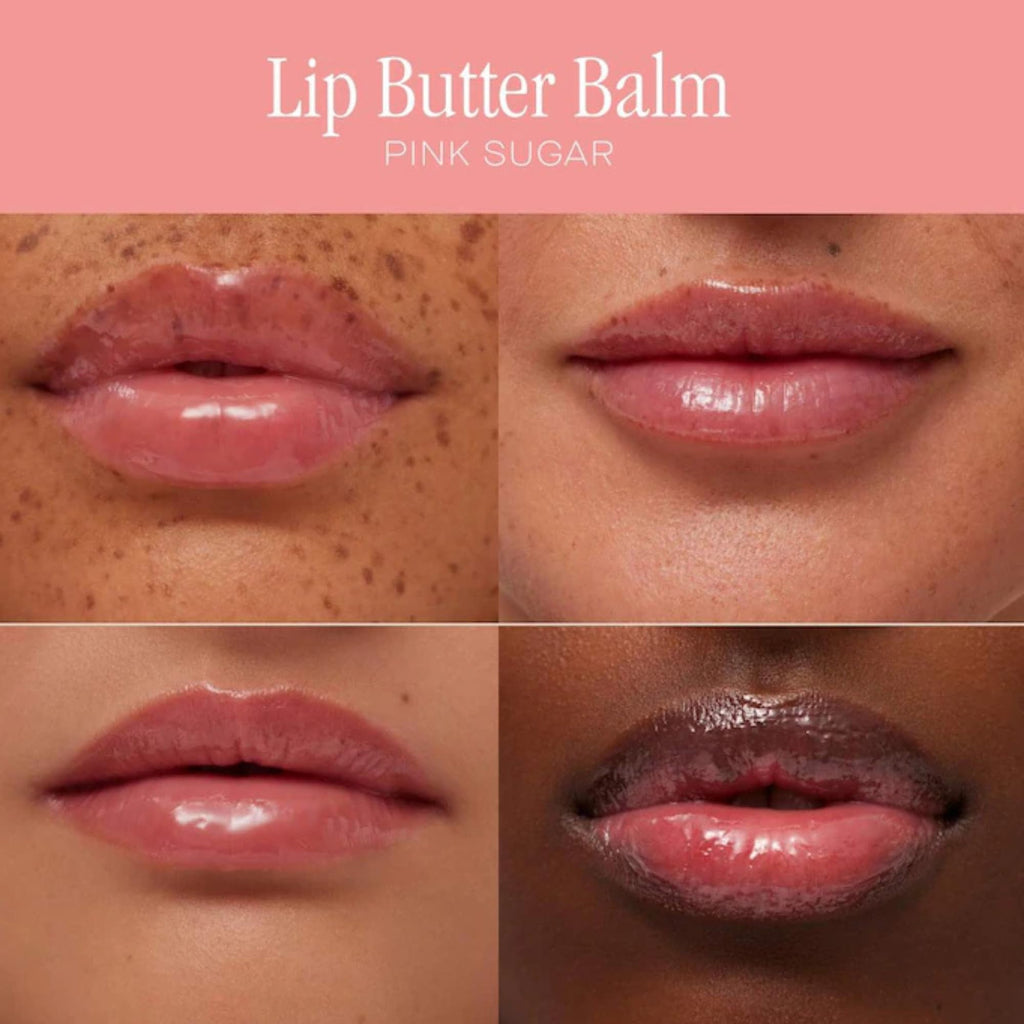 Summer Fridays Holiday Lip Butter Balm Set – 3 Vegan Lip Balms (Cherry, Sweet Mint, Pink Sugar)