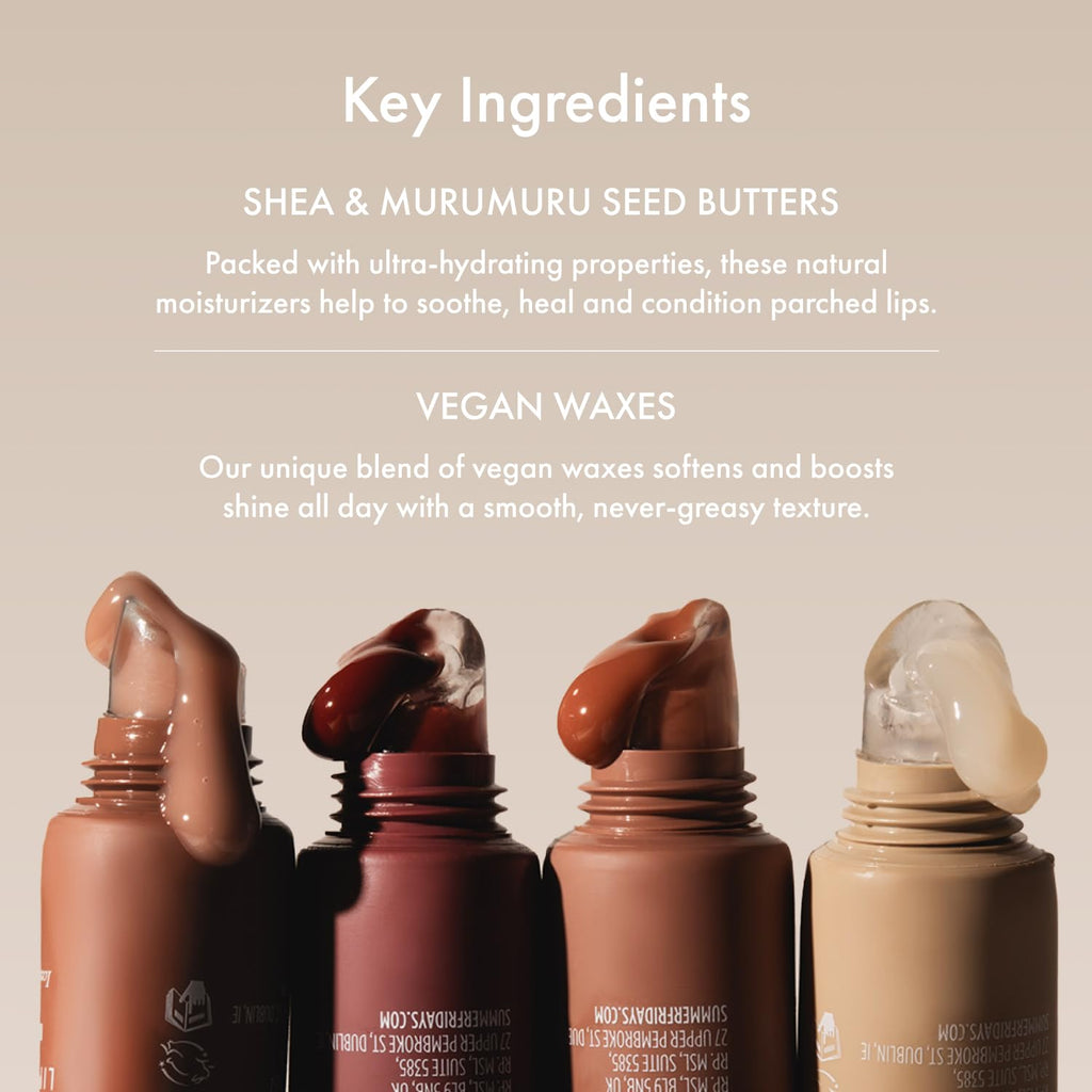 Summer Fridays Tinted Lip Butter Balm - Brown Sugar | Vegan Lip Moisturizer with Sheer Tint