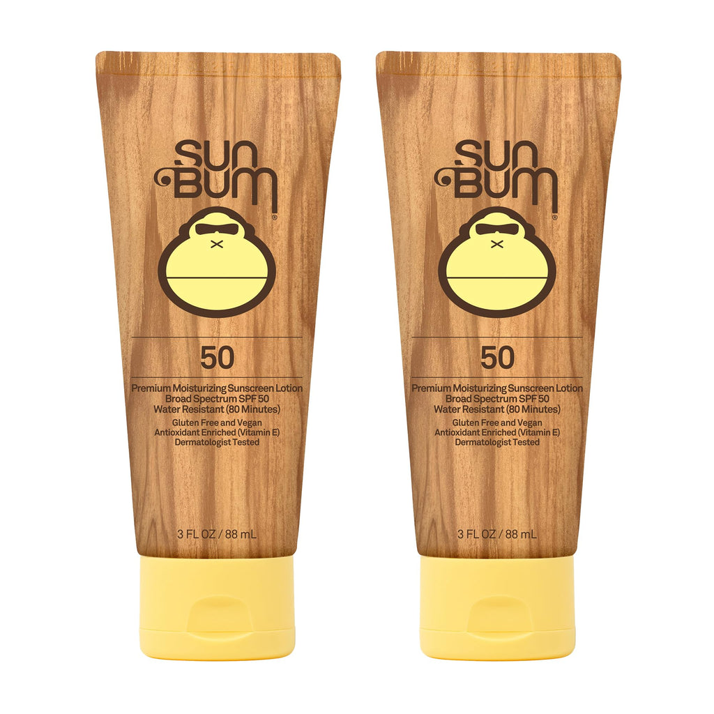 Sun Bum Original SPF 50 Sunscreen Lotion – 2 Pack, Vegan, Hawaii 104 Act Compliant, Reef-Friendly, Vitamin E