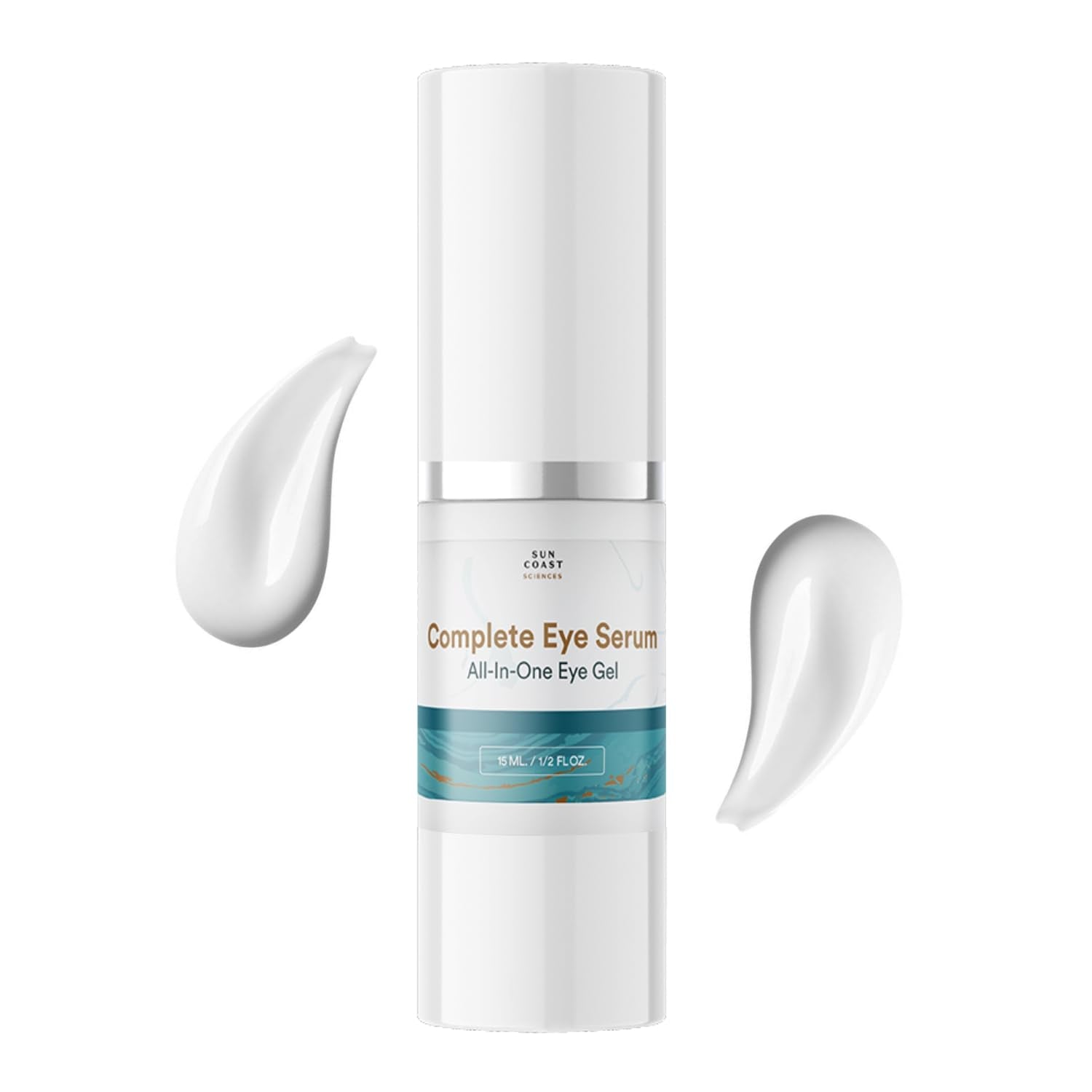 Sun Coast Sciences Complete Eye Serum — Dr. Rosenberg, Pack of 4, Wrinkle Reduction, Age Spots & Under-Eye Bags