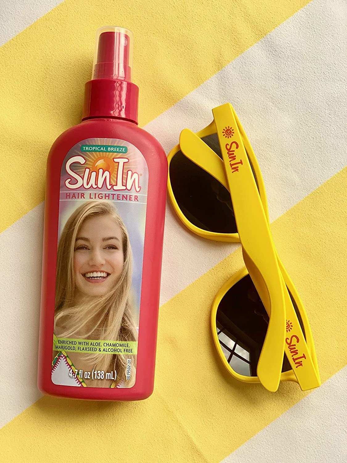 Sun-In Original Spray-In Hair Lightener – Tropical Breeze, 4.7 oz, Pack of 6 | SunSun