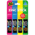 Sun Zapper Zinc Oxide Sunscreen Stick SPF 50+ 4-Pack – Water-Resistant, Broad Spectrum, Made in Australia