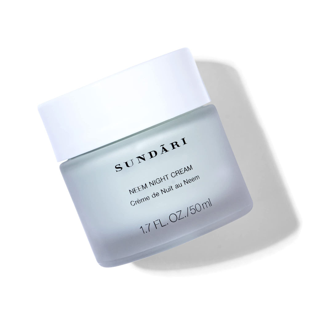 SUNDARI Neem Night Cream – Hydrating Night Moisturizer for All Skin Types | Wrinkle Repair & Radiance