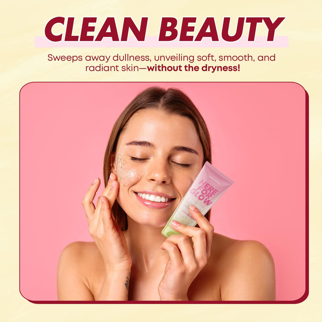 Sunday Essence Face Scrub with Collagen & Peptides – Gentle Exfoliation, Hydration & Wrinkle Care