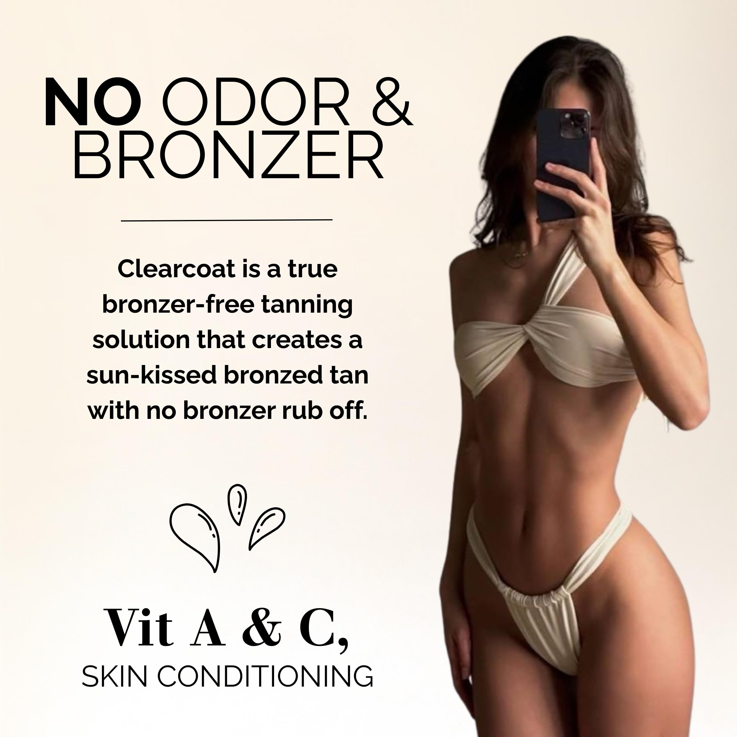 SunFX CLEARCOAT | All Natural Spray Tanning Solution | No Bronzers | Botanical Infusion (1L, MID SUMMER)