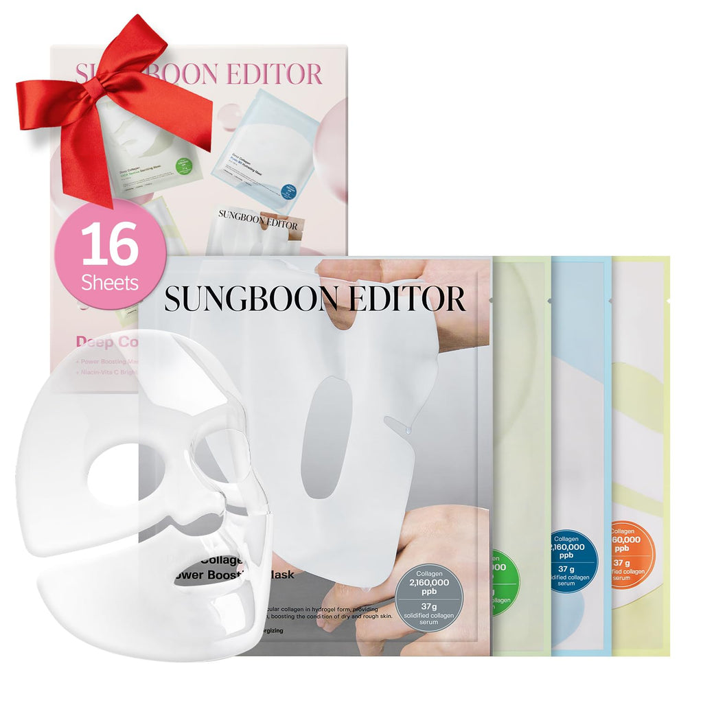 SUNGBOON EDITOR Deep Collagen STARTER KIT — Real Collagen 2,160,000ppb, Glass Skin & Hydration