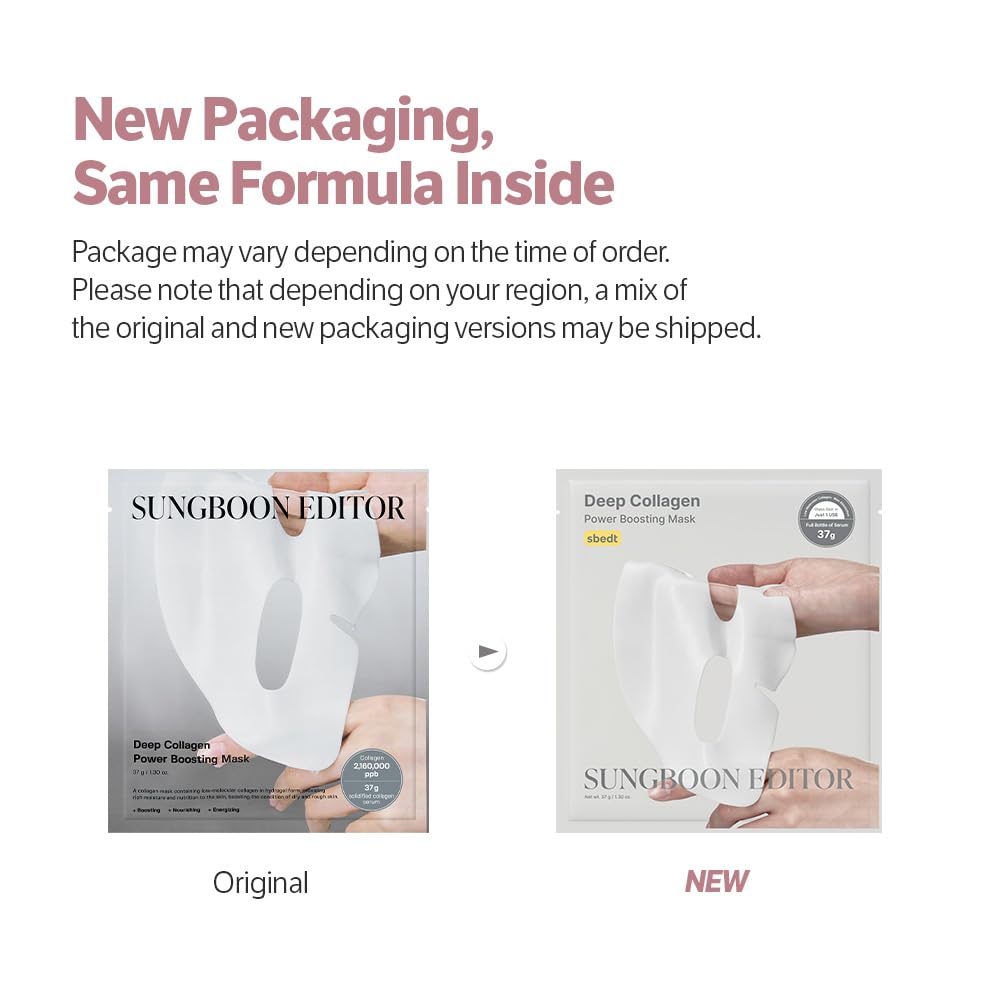 SUNGBOON EDITOR Deep Collagen Overnight Mask — 2,160,000 PPB Real Collagen for Elasticity & Hydration