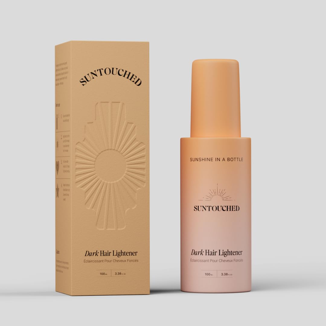 Suntouched Sun Hair Lightener for Dark Hair – Citrus & Chamomile Spray (Vegan, Cruelty-Free)